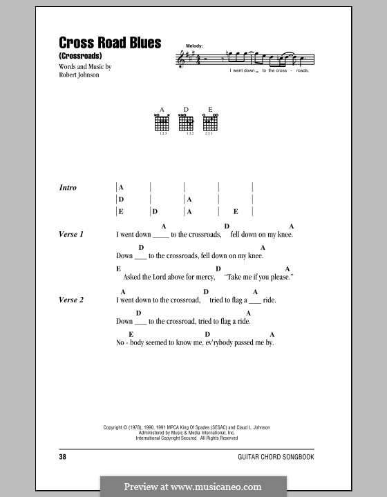 Cross Road Blues - song and lyrics by Robert Johnson