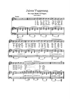 Julens vuggensang (Christmas Lullaby), EG 155: For voice and piano by Edvard Grieg