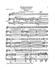 Six Reminiscences from 'Fjeld og Fjord', Op.44: Six Reminiscences from 'Fjeld og Fjord' by Edvard Grieg