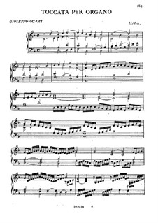 Toccata for Organ: Toccata for Organ by Gioseffo Guami