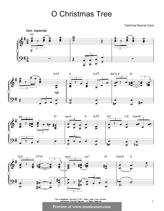 Piano version: High quality sheet music by folklore