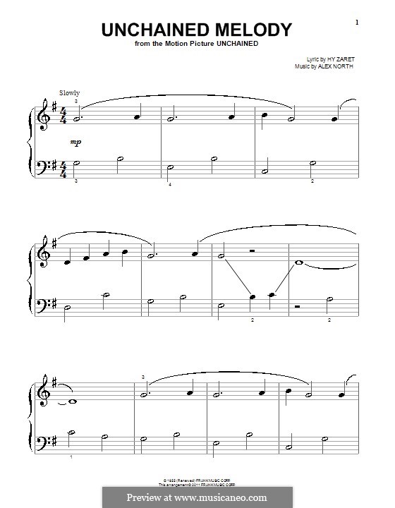 Piano version: For a single performer by Alex North