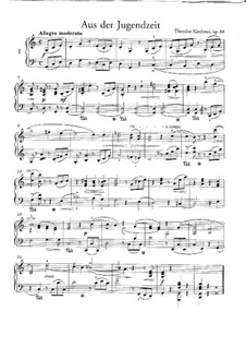 Aus der Jugendzeit, Op.88: Aus der Jugendzeit by Theodor Kirchner