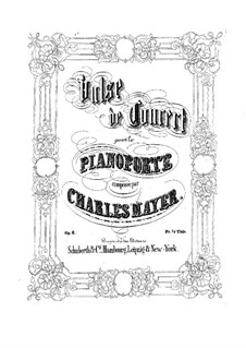 Valse de concert, Op.6: For piano by Charles Mayer