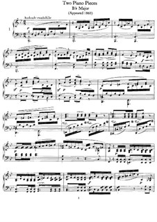 Andante Cantabile and Presto Agitato, WoO 19: For piano by Felix Mendelssohn-Bartholdy