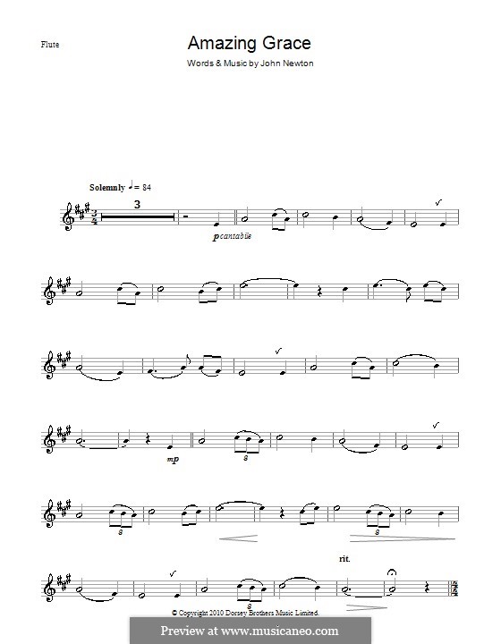 For one instrument (printable scores): For flute by folklore