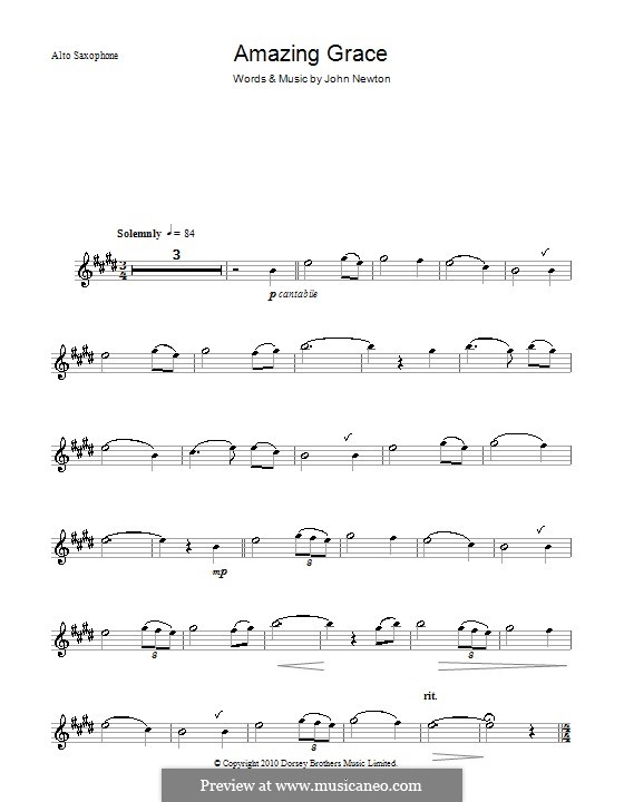 For one instrument (printable scores): For alto saxophone by folklore