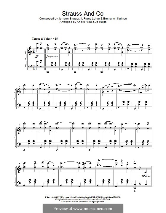 Strauss and Co: Strauss and Co by Franz Lehár, Johann Strauss (Sohn), Emmerich Kalman