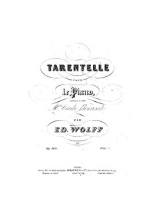 Tarantella in E Minor, Op.148: Tarantella in E Minor by Edouard Wolff