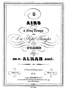 Four Airs for Piano, Op.32: For a single performer by Charles-Valentin Alkan
