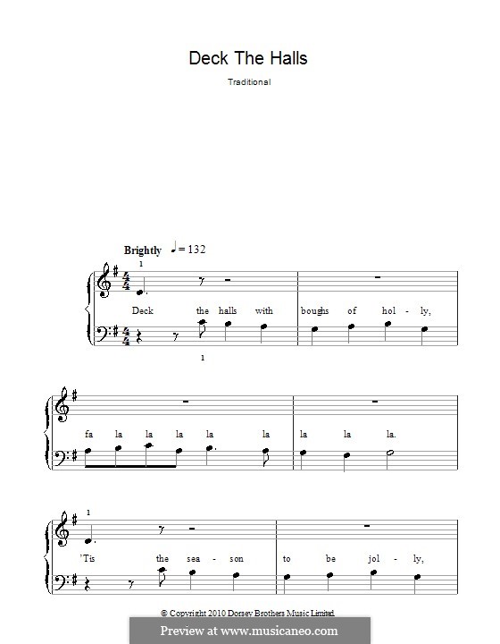 Piano version: Easy notes (G Major) by folklore