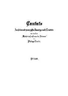 Complete Cantata: Full score by Johann Sebastian Bach