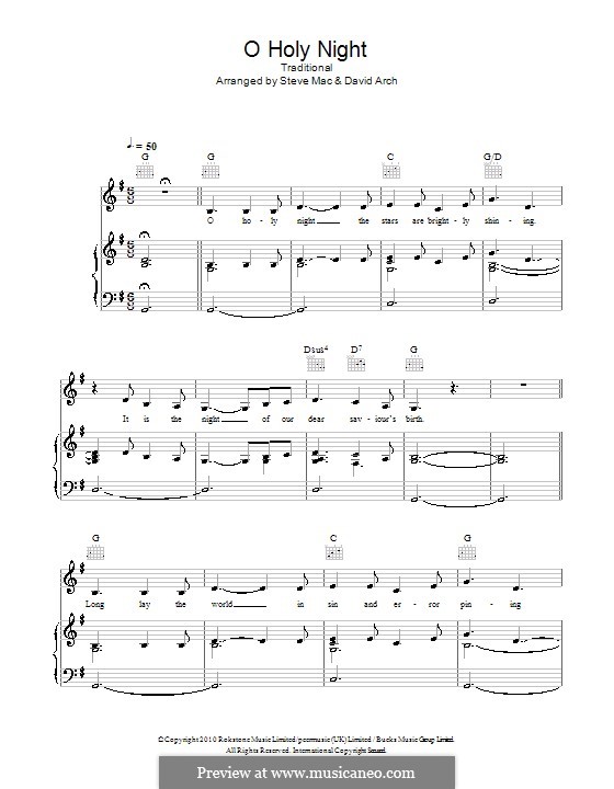 Vocal version (Printable scores): For voice and piano (or guitar) G Major by Adolphe Adam