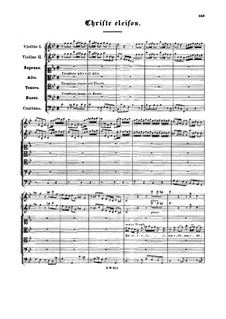 Christe eleison in C Minor, BWV 242: Christe eleison in C Minor by Johann Sebastian Bach