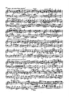 Choirs: Book III. Arrangement for Piano by Johann Sebastian Bach