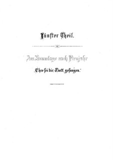 No.43 Ehre sei dir, Gott, gesungen: No.43 Ehre sei dir, Gott, gesungen by Johann Sebastian Bach
