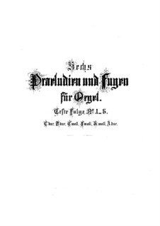 Prelude and Fugue No.1 in C Major, BWV 531: For organ by Johann Sebastian Bach
