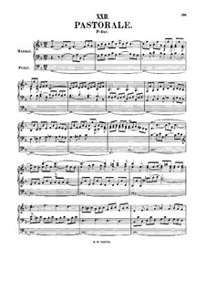 Pastorale in F Major, BWV 590: For organ by Johann Sebastian Bach