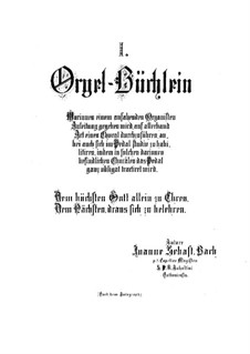 Preludes No.1-44, BWV 599-644: For organ by Johann Sebastian Bach