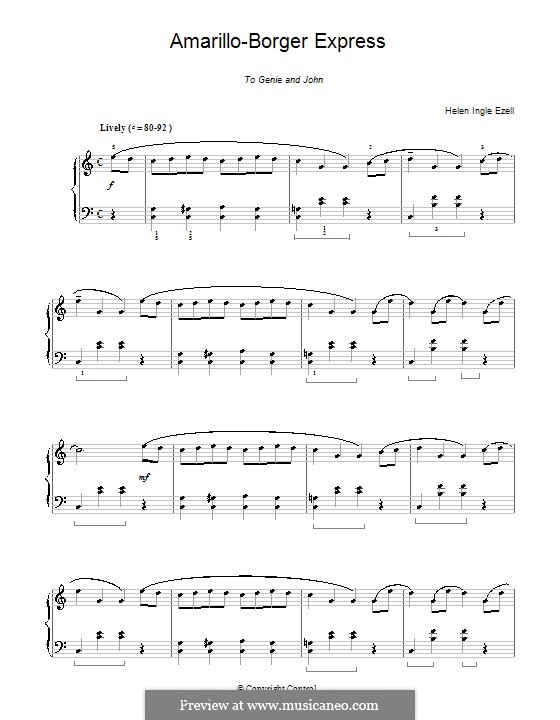 Express by H.I. Ezell sheet music on MusicaNeo