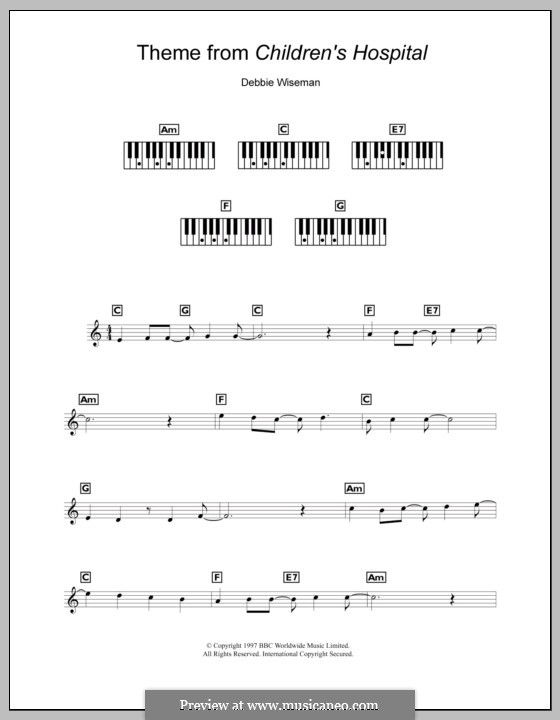 Theme from Children's Hospital: For keyboard by Debbie Wiseman