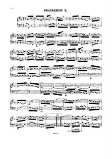 Prelude and Fugue No.10 in E Minor, BWV 879: For harpsichord by Johann Sebastian Bach