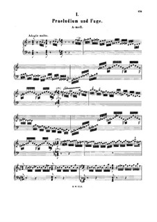 Prelude and Fugue in A Minor, BWV 897: For harpsichord by Johann Sebastian Bach