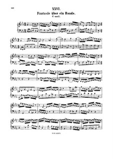 Fantasia in C Minor, BWV 918: For harpsichord by Johann Sebastian Bach