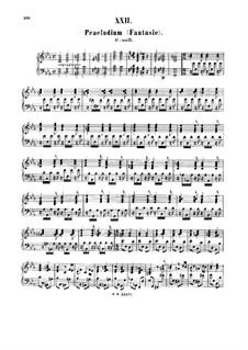 Prelude (Fantasia) in C Minor, BWV 921: For harpsichord by Johann Sebastian Bach