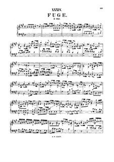 Fugue in A Major, BWV 949: For harpsichord by Johann Sebastian Bach