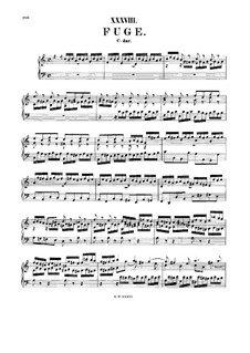 Fugue in C Major, BWV 953: For harpsichord by Johann Sebastian Bach