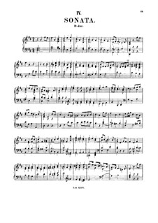 Sonata for Keyboard in D Major, BWV 963: For a single performer by Johann Sebastian Bach