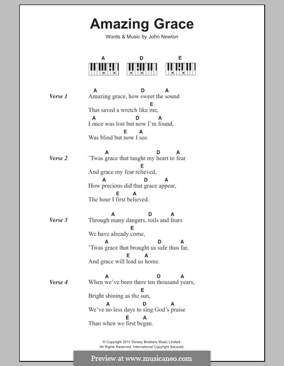 Vocal version: Lyrics and chords by folklore