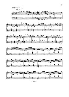 Concerto for Keyboard in C Minor, BWV 981: Concerto for Keyboard in C Minor by Johann Sebastian Bach