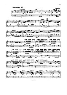 Concerto for Keyboard in B Flat Major, BWV 982: Concerto for Keyboard in B Flat Major by Johann Sebastian Bach
