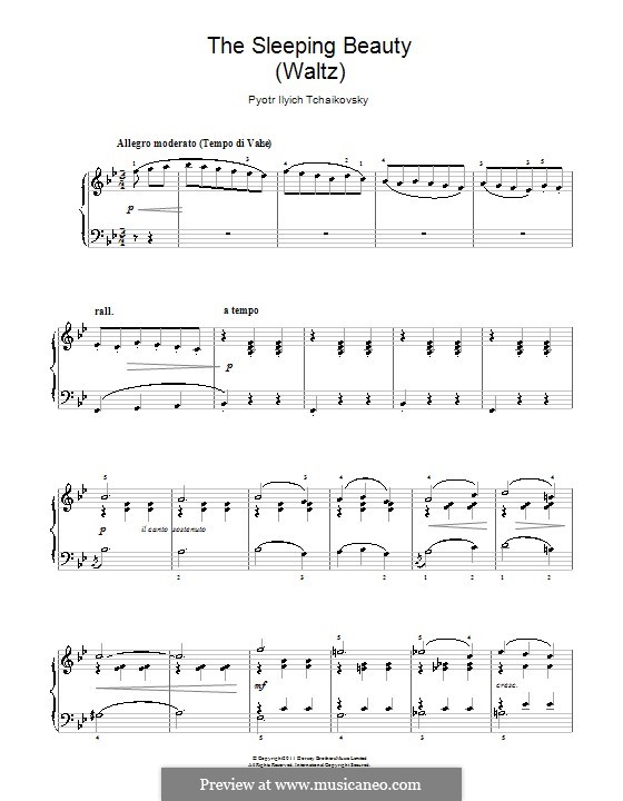 Waltz: For piano by Pyotr Tchaikovsky