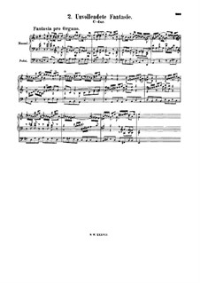 Fantasia in C Major (Unfinished), BWV 573: Fantasia in C Major (Unfinished) by Johann Sebastian Bach