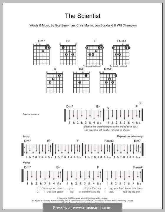 The Scientist - Coldplay - Ukulele