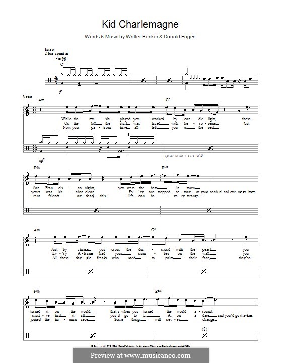 Kid Charlemagne (Steely Dan) by D. Fagen, W. Becker on MusicaNeo