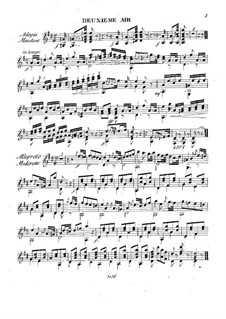 Mosè in Egitto: Deuxieme air – guitar part by Gioacchino Rossini