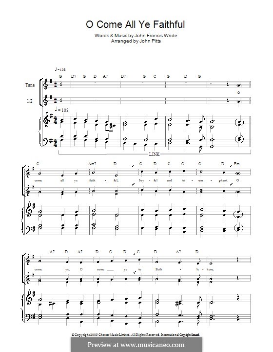 Instrumental version (Printable scores): For recorder (trio) by John Francis Wade