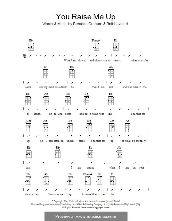 Instrumental version: For ukulele by Brendan Graham, Rolf Løvland