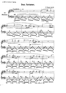 Nocturnes, Op.27: Complete set by Frédéric Chopin