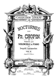 Nocturnes, Op.32: No.1, for cello and piano by Frédéric Chopin