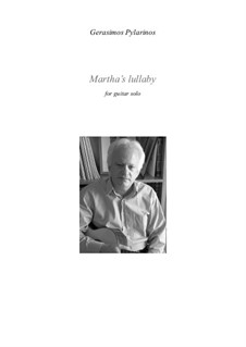 Martha's lullaby: For guitar by Gerasimos Pylarinos