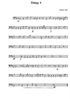 Thingy No.4: Bass guitar part by Matthew Ellis