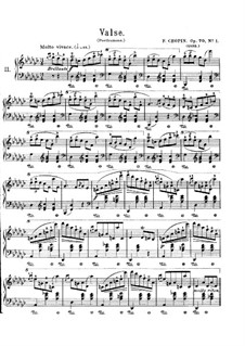 Waltzes, Op. posth.70: Complete set by Frédéric Chopin