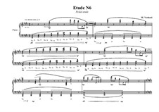 Etude No.6 for piano, MVWV 672: Etude No.6 for piano by Maurice Verheul
