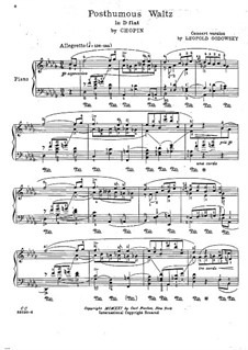 Waltzes, Op. posth.70: No.3 in D Flat Major by Frédéric Chopin