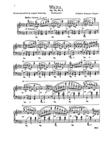 Waltzes, Op. posth.70: No.1 in G Flat Major by Frédéric Chopin